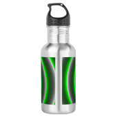 Quer mudar a cor de fundo? Espirale verde claro. Edelstahlflasche (Rückseite)