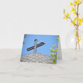 Quer- u. Tauben-Anmerkungs-Karte Karte (Gelbe Blume)