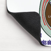 Querabschnitt des menschlichen Embryos 9 Wochen Mousepad (Ecke)