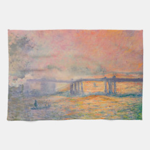 Querbrücke Claude Monets Charing Geschirrtuch