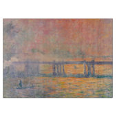 Querbrücke Claude Monets Charing Schneidebrett (Vorderseite)