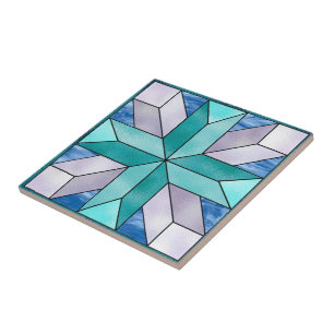 QuerBuntglas-Blick-Fliese Fliese