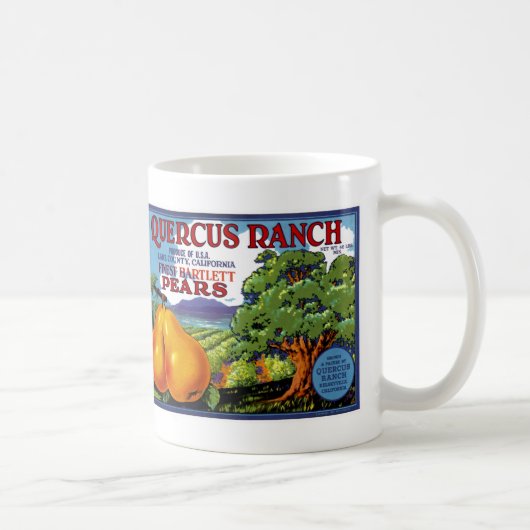 Quercus Ranch Birnen Kaffeetasse (Rechts)