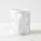 Quercus rubra - Nordrote Eiche Jumbo-Tasse (Rückseite)