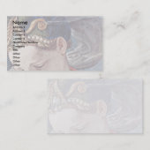 Querdetail durch Bronzino Angelo Visitenkarte (Vorne/Hinten)