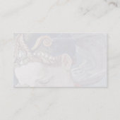 Querdetail durch Bronzino Angelo Visitenkarte (Rückseite)