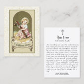 Quere heilige Karte religiöser Vintager (Vorne/Hinten)