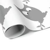 Quere mit Augen EULE Geschenkpapier (Rolleneckpunkt)