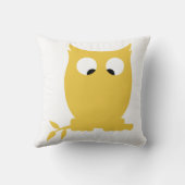 Quere mit Augen EULE Kissen (Rückseite)