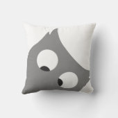 Quere mit Augen EULE Kissen (Rückseite)