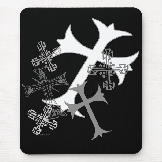 Queres grafisches Mousepad (Vorne)