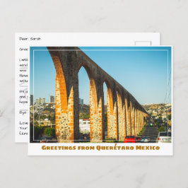 Querétaro Mexico Aqueduct Postkarte