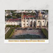 Querétaro Mexico Zeichen und Courtyard Postkarte (Vorderseite)