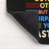 Querfeldeinlauf übertrifft dein vergangenes Ich Si Mousepad (Ecke)