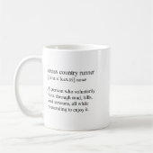 Querfeldeinläufer Definition, XC-Laufen Kaffeetasse (Links)