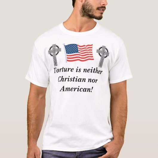 Querflagge Folterung… T-Shirt (Vorderseite)