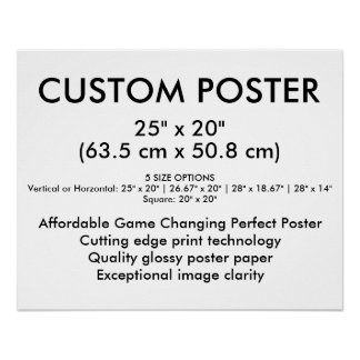 Querformat-Glossy-Poster 63,5 cm x 50,8 cm Poster