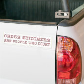 Querhefter sind Leute, die zählen Autoaufkleber (Auf Lkw)