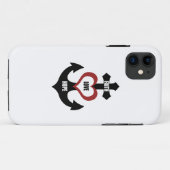 Querherz-Anker iPhone5 Case-Mate iPhone Hülle (Rückseite (Horizontal))