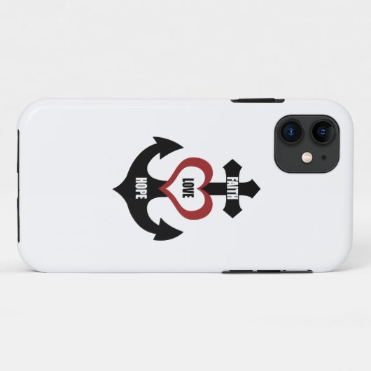 Querherz-Anker iPhone5 Case-Mate iPhone Hülle (Rückseite (Horizontal))