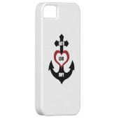 Querherz-Anker iPhone5 Case-Mate iPhone Hülle (Rückseite/rechts)