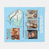 Querida Tia Lana Fleece Blanket (Vorderseite (Horizontal))