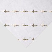 QuerJesus Christusgold horizontal Seidenpapier (Ausschnitt)