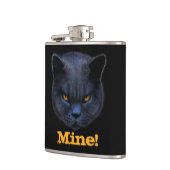 Querkatze sagt meine! flachmann (Links)