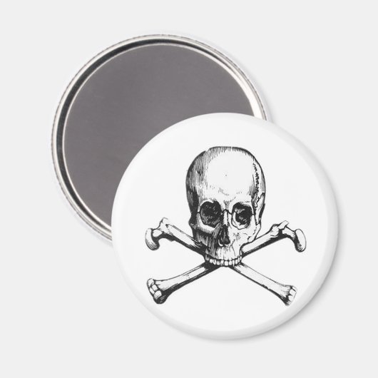 Querknochen Magnet (Vorderseite/Rückseite)