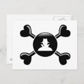 Querknochen Spionieren Postkarte (Vorne/Hinten)