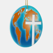 Querkugel Keramik Ornament (Rechts)