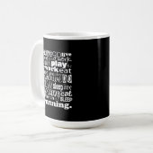 Querland-Zug-laufende Tasse (Vorderseite Links)