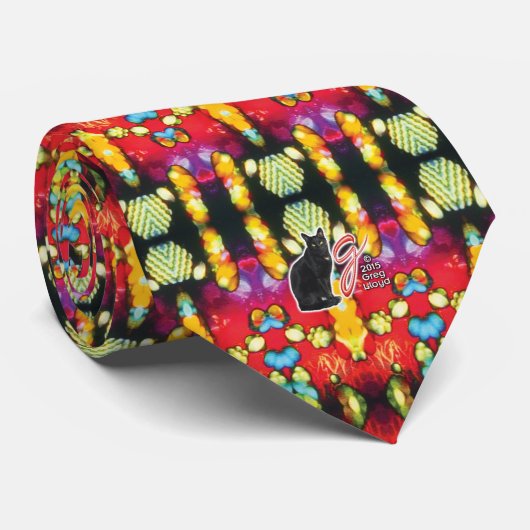 Querrilatitudes KCFX Necktie Krawatte (Gerollt)