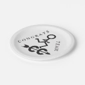 Querschieber Pappteller (Schrägansicht)