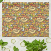 QUERSCHLAFEN UNTER AUTUMENLAGEN, SAISONAL GESCHIRRTUCH (Gefaltet)