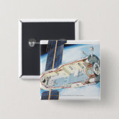 Querschnitt der angetriebenen Solarraumstation Button (Vorne & Hinten)