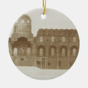 Querschnitt der Palatine-Kapelle, Palermo, Sic Keramik Ornament