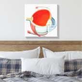 Querschnitt des menschlichen Auges Leinwanddruck (Insitu (Schlafzimmer))