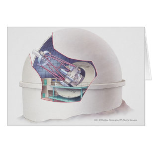 Querschnitt des Teleskops innerhalb eines