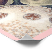 Querschnitt durch Breadfrüchte - tropische Lebensm Poster (Ecke)