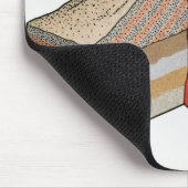 Querschnitt eines Ascheasche Vulkans Mousepad (Ecke)