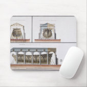 Querschnitt und Aufzug eines Schiffs, 1776 Mousepad (Mit Mouse)