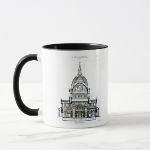 Querschnitt von St Paul Kathedrale Tasse