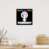 Querschnittfeminin Poster (Küche)