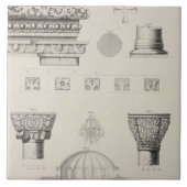 Querschnitts- und Architekturdetails von Kutciuk Fliese (Vorderseite)