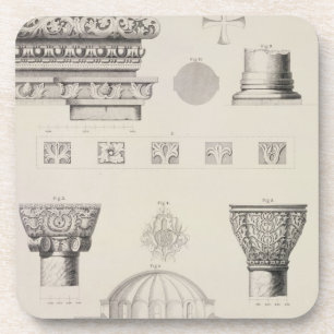 Querschnitts- und Architekturdetails von Kutciuk Getränkeuntersetzer