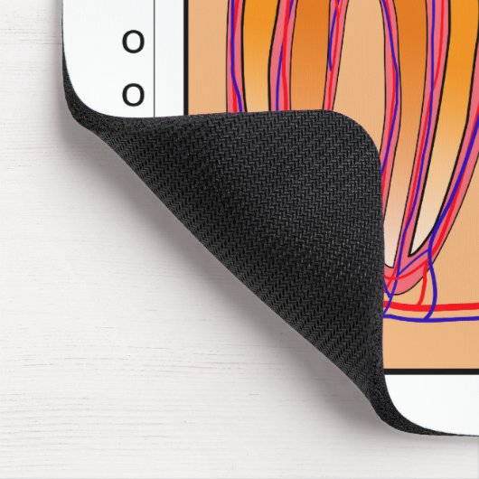 Querschnittsdiagramm eines menschlichen Zahnes Mousepad (Ecke)