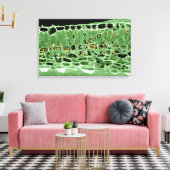 Querschnittsteil von Leaf Leinwanddruck (Insitu (Wohnzimmer))