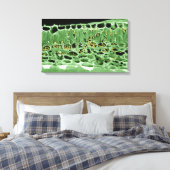 Querschnittsteil von Leaf Leinwanddruck (Insitu (Schlafzimmer))