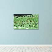 Querschnittsteil von Leaf Leinwanddruck (Insitu (Holzboden))